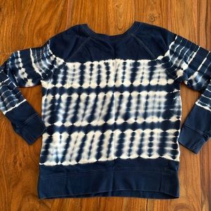 Navy tie dye sweatshirt